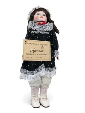 Vintage Artisan Dorothy Musical Porcelain Doll 16" Limited 554/720 Box COA